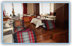 Traditionelle Sitzecke